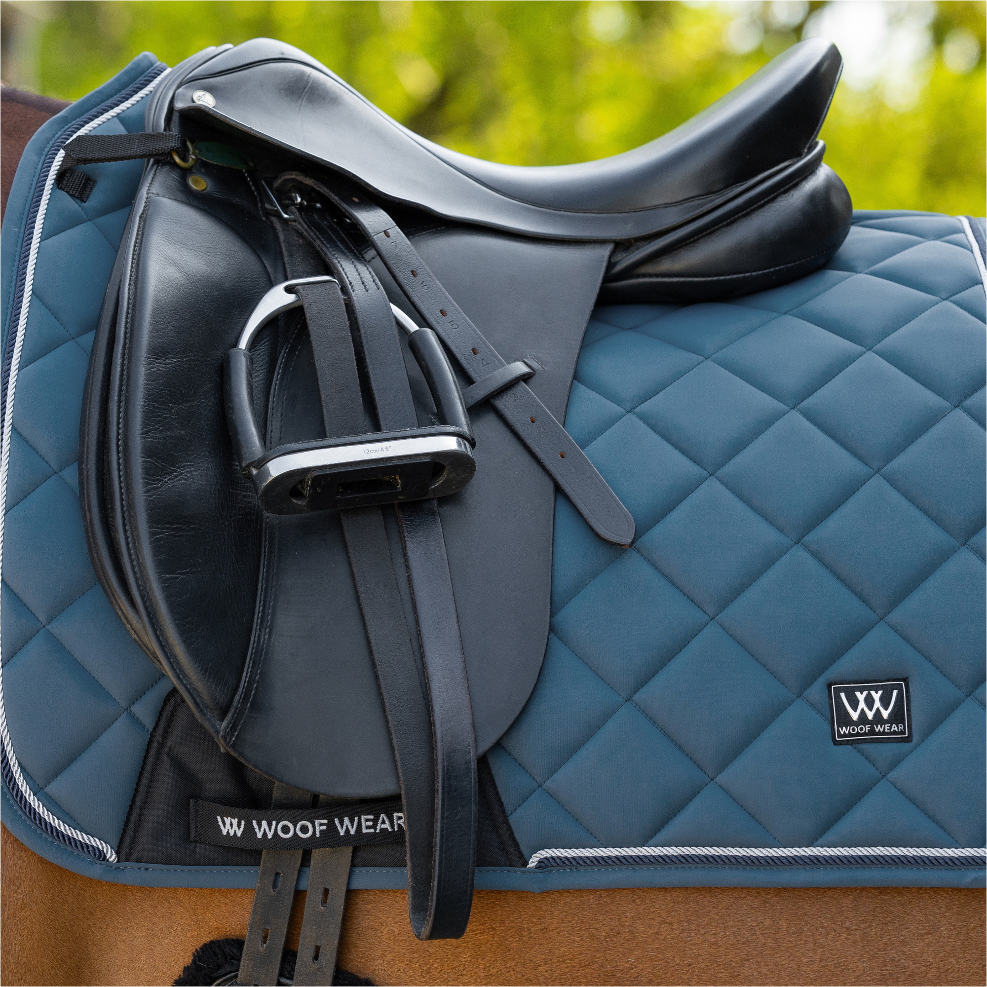 2025 Woof Wear Vision Aura Dressage Saddle Pad WS0041-PTRL - Petrol Blue